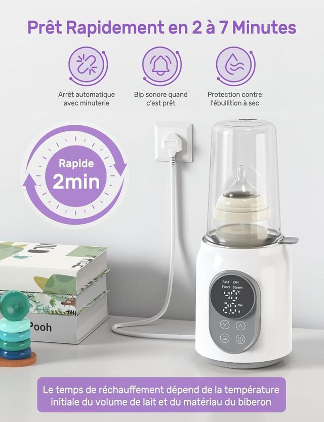 Chauffe-biberon Nuliie 6 en 1