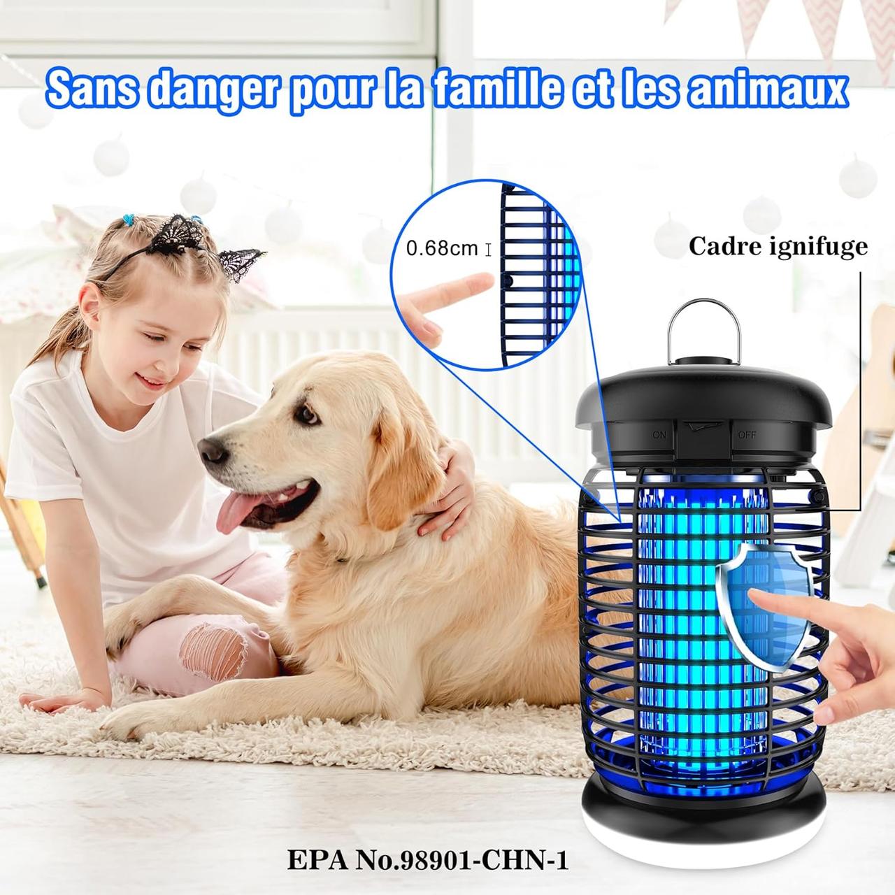 Lampe Anti-Moustiques seenlast - Tueur d'Insectes 15W