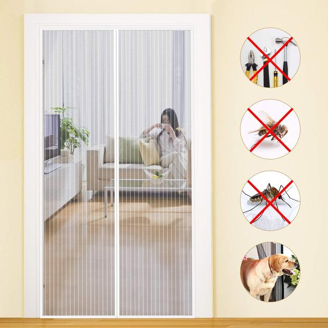 Moustiquaire Magnétique MYCARBON - 90x210cm