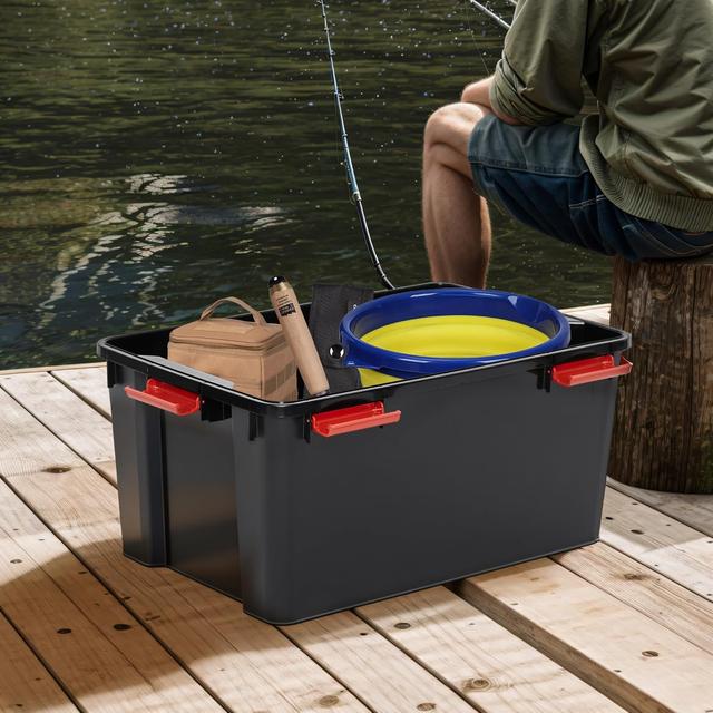 Boîtes de Rangement Hermétiques Iris Ohyama 50L - Lot de 2