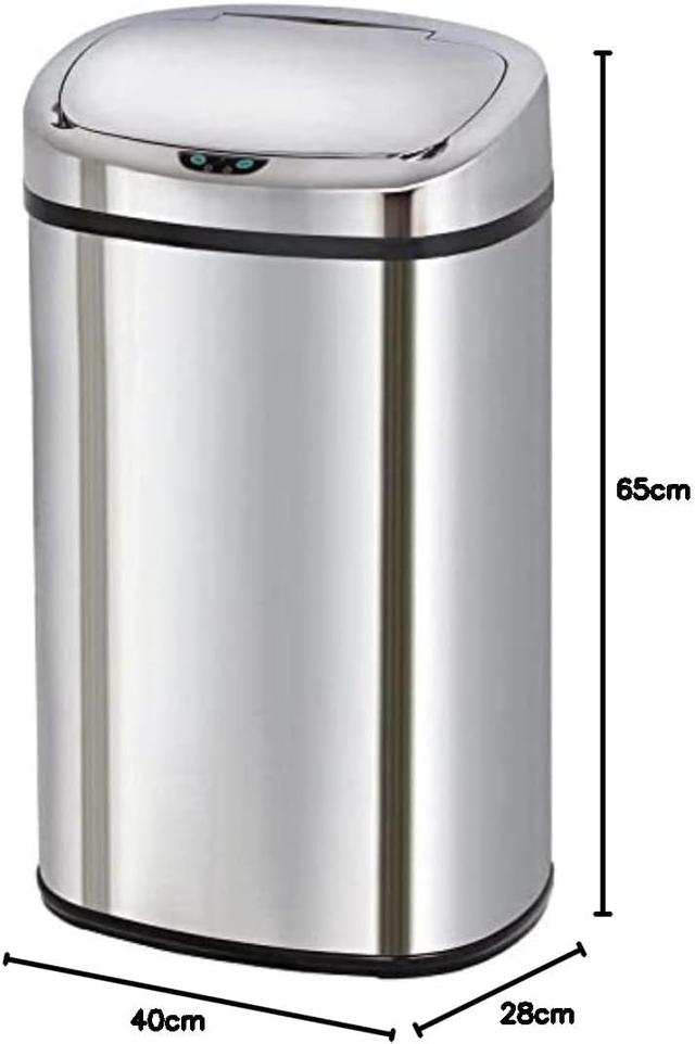 Poubelle Intelligente KITCHEN MOVE 58L - Acier Inox