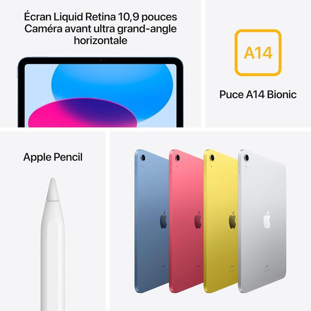iPad 10.9 Pouces - Argent (10e génération)