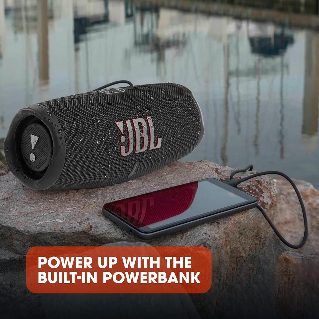 JBL Charge 5 – Enceinte portable Bluetooth avec chargeur intégré