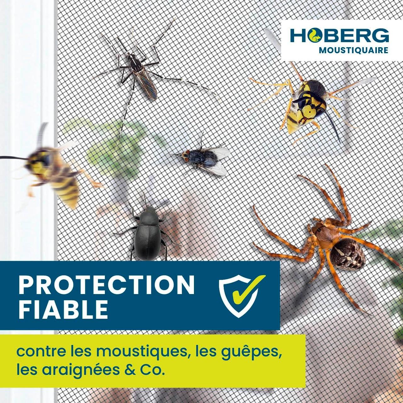 Moustiquaire Magnétique Hoberg - Jusqu'à 150x130cm