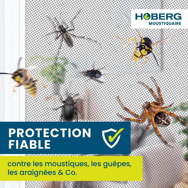 Moustiquaire Magnétique Hoberg - Jusqu'à 150x130cm
