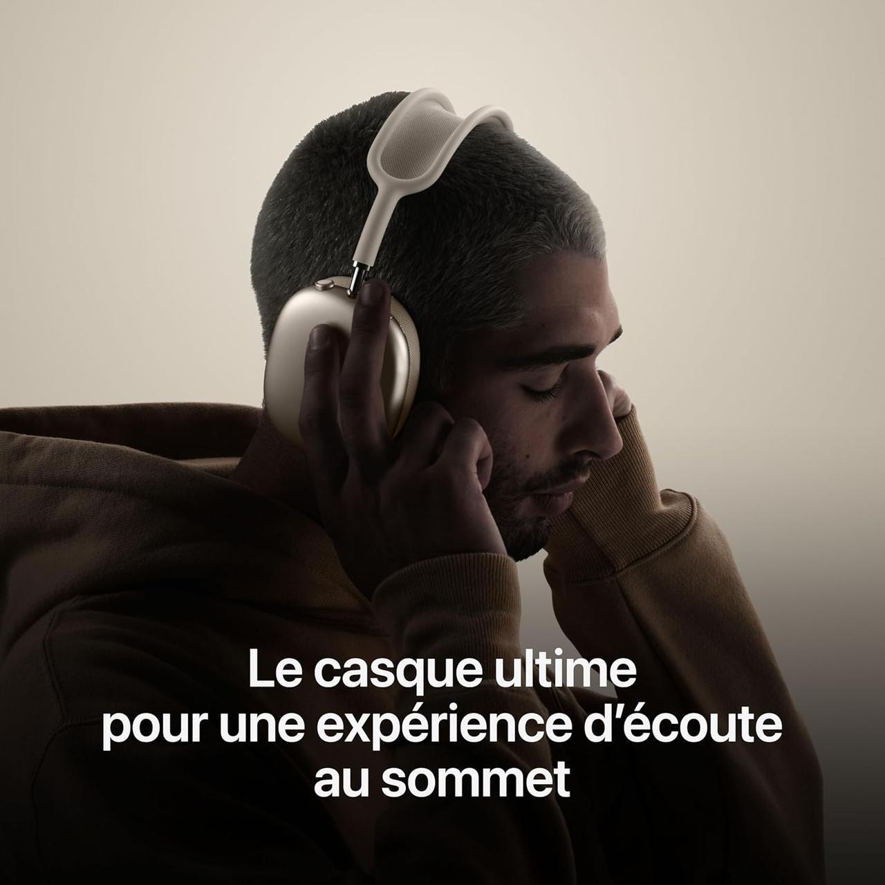 Apple AirPods Max - Casque Circum-auriculaire sans Fil - Réduction de Bruit - Mauve