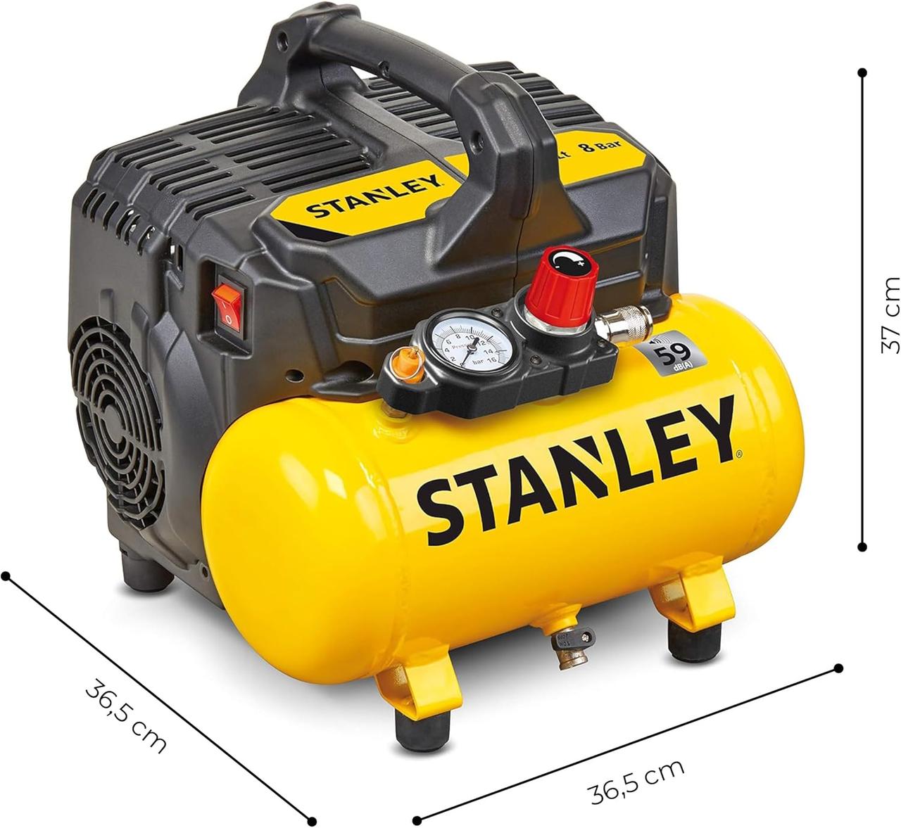 Compresseur Stanley DN200 - Gonfleur Puissant 8 Bars