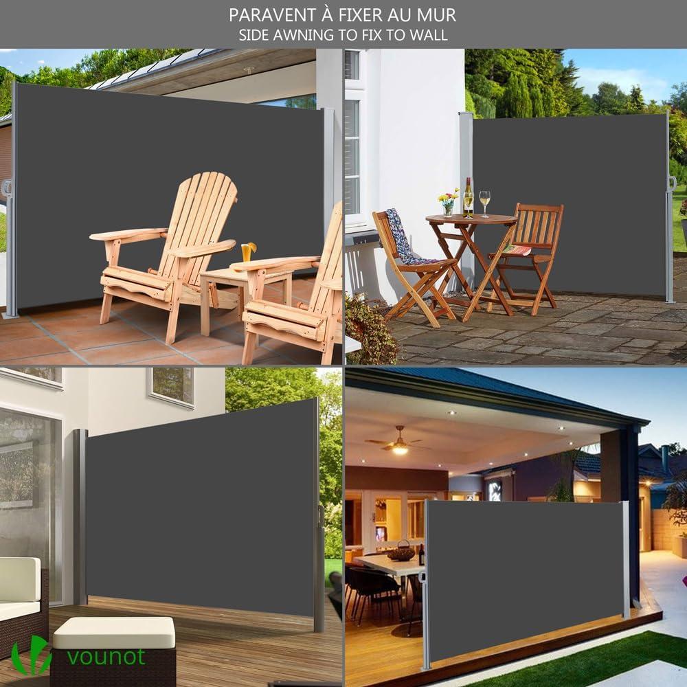 Paravent Rétractable VOUNOT® - Protection Solaire 180x300cm