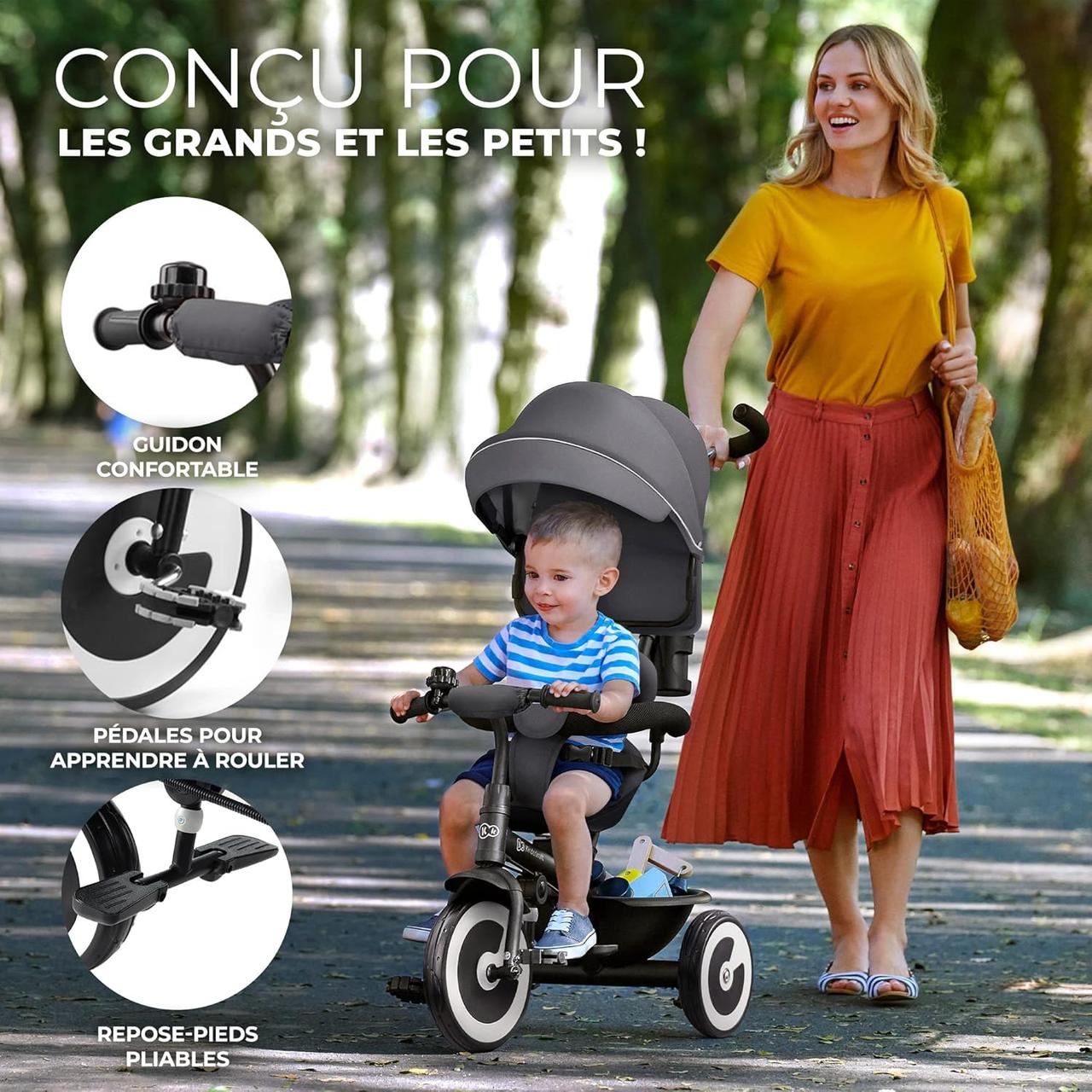 Tricycle Évolutif Kinderkraft Aston