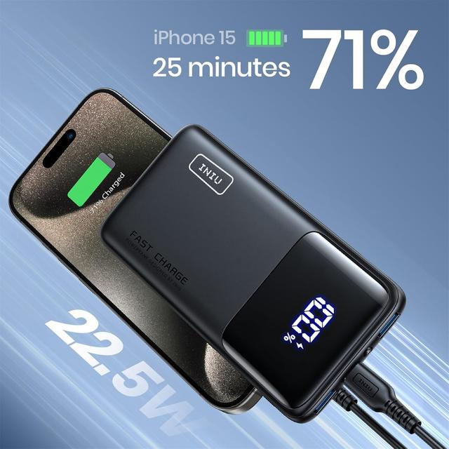 INIU Batterie Externe, 22.5W 10000mAh Power Bank