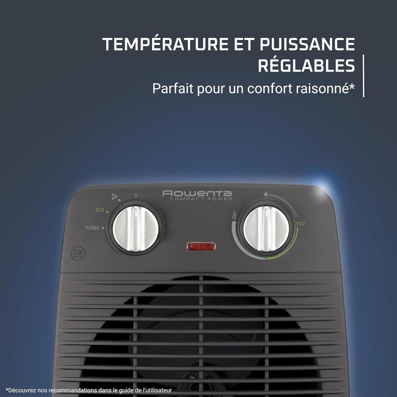  Rowenta SO2210F0 Radiateur Soufflant Compact Power 2000W