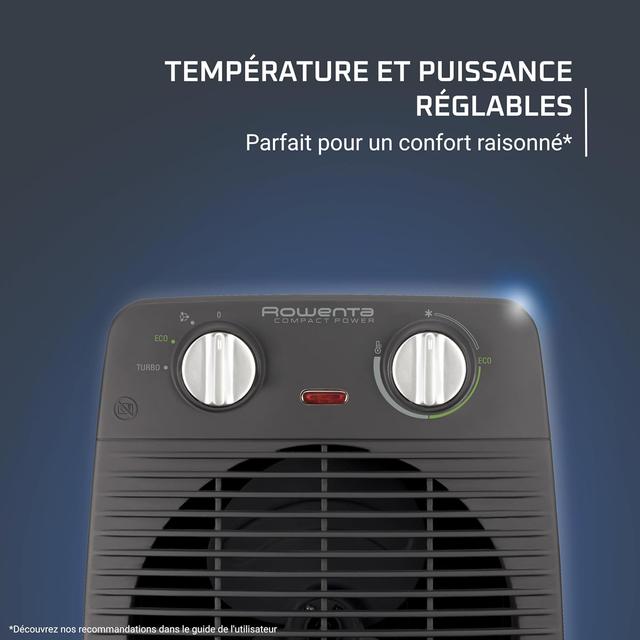  Rowenta SO2210F0 Radiateur Soufflant Compact Power 2000W