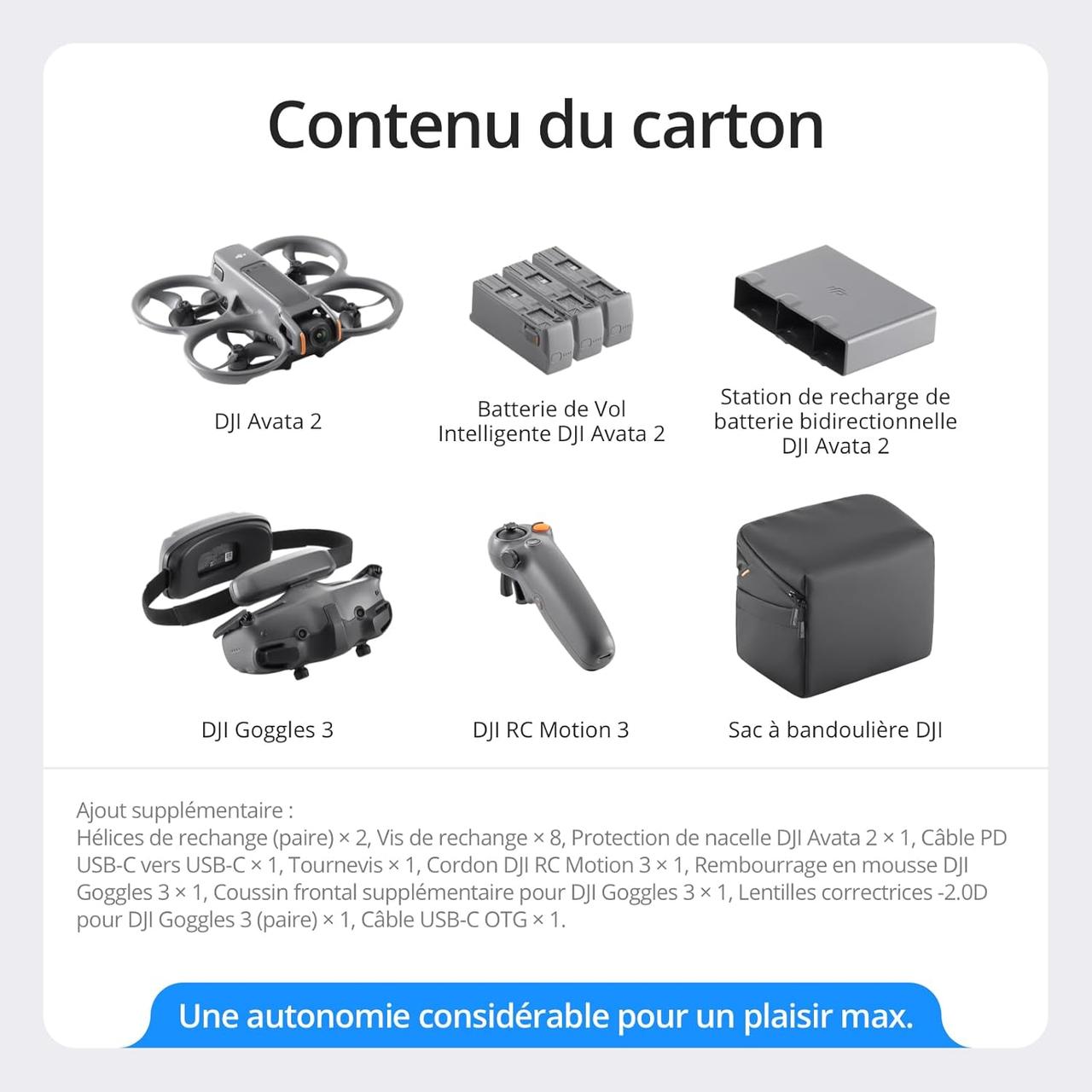 DJI Avata 2 Fly More Combo: Drone FPV 4K