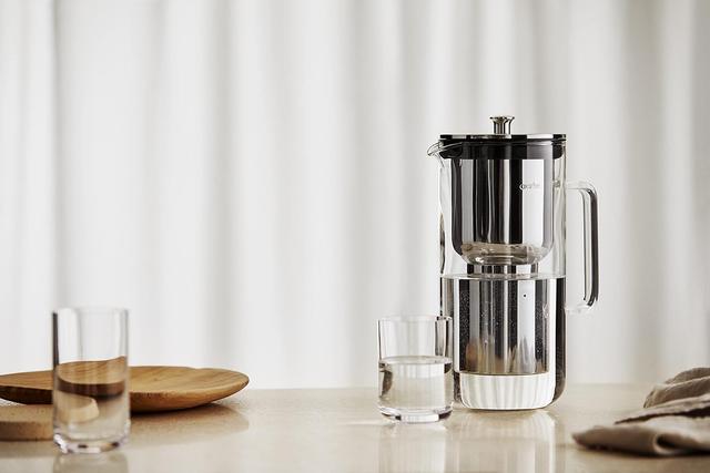 Carafe Filtrante Aarke Purifier 2.4L - Acier Inox & Verre