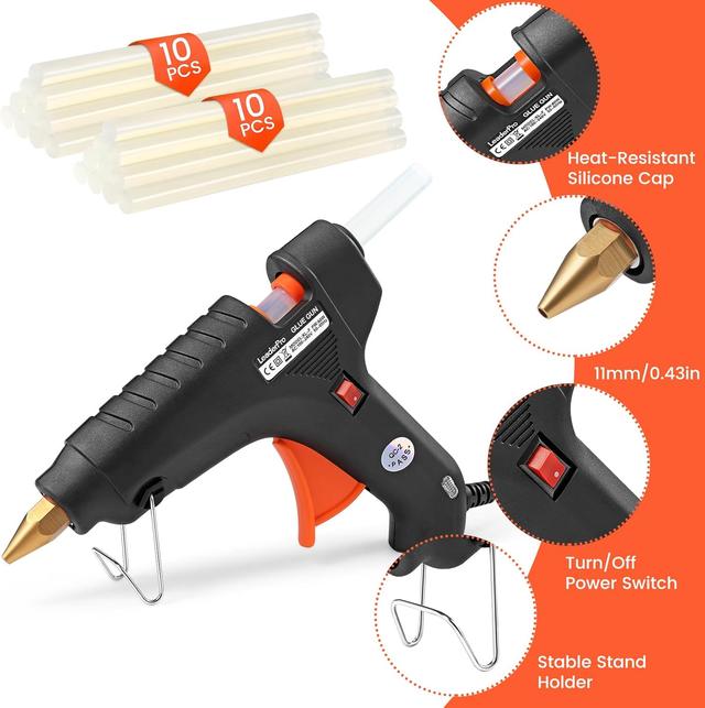 Pistolet à Colle 60W LeaderPro - Trousse à Outils Inclus