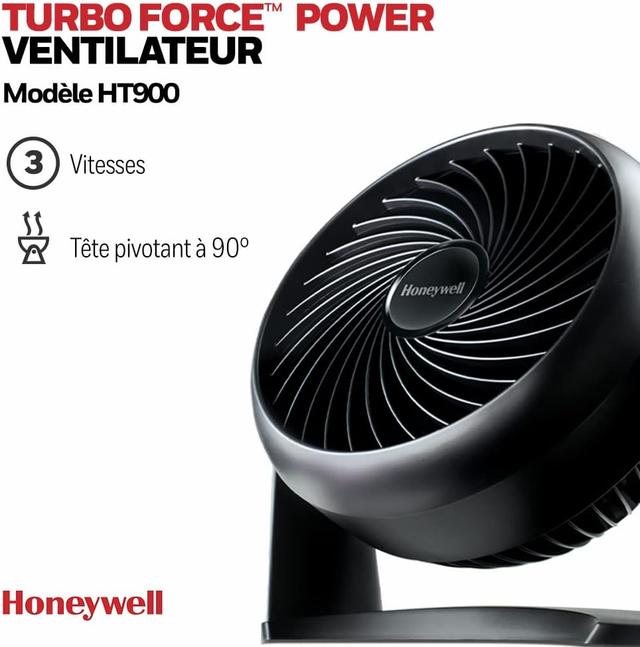 Ventilateur Honeywell TurboForce HTF090E: Puissance et silence
