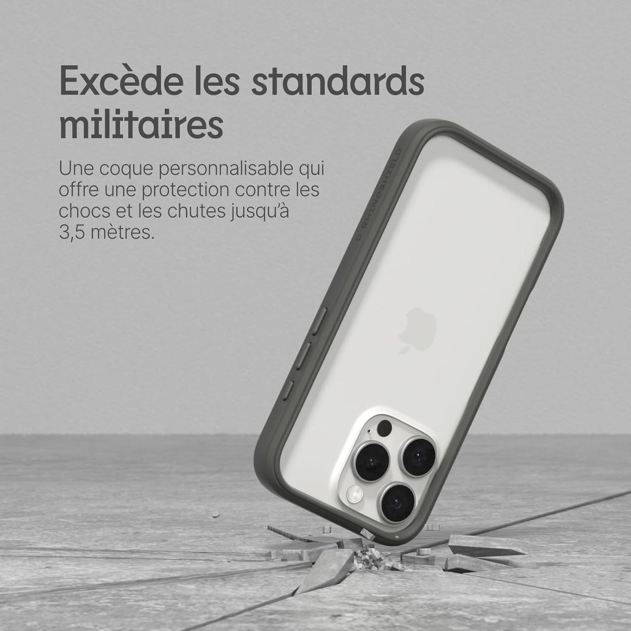RhinoShield Coque Bumper iPhone 16 CrashGuard