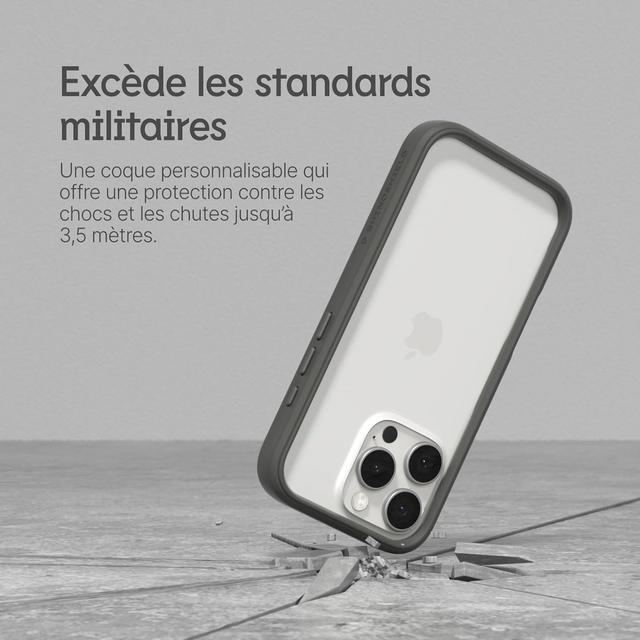 RhinoShield Coque Bumper iPhone 16 CrashGuard