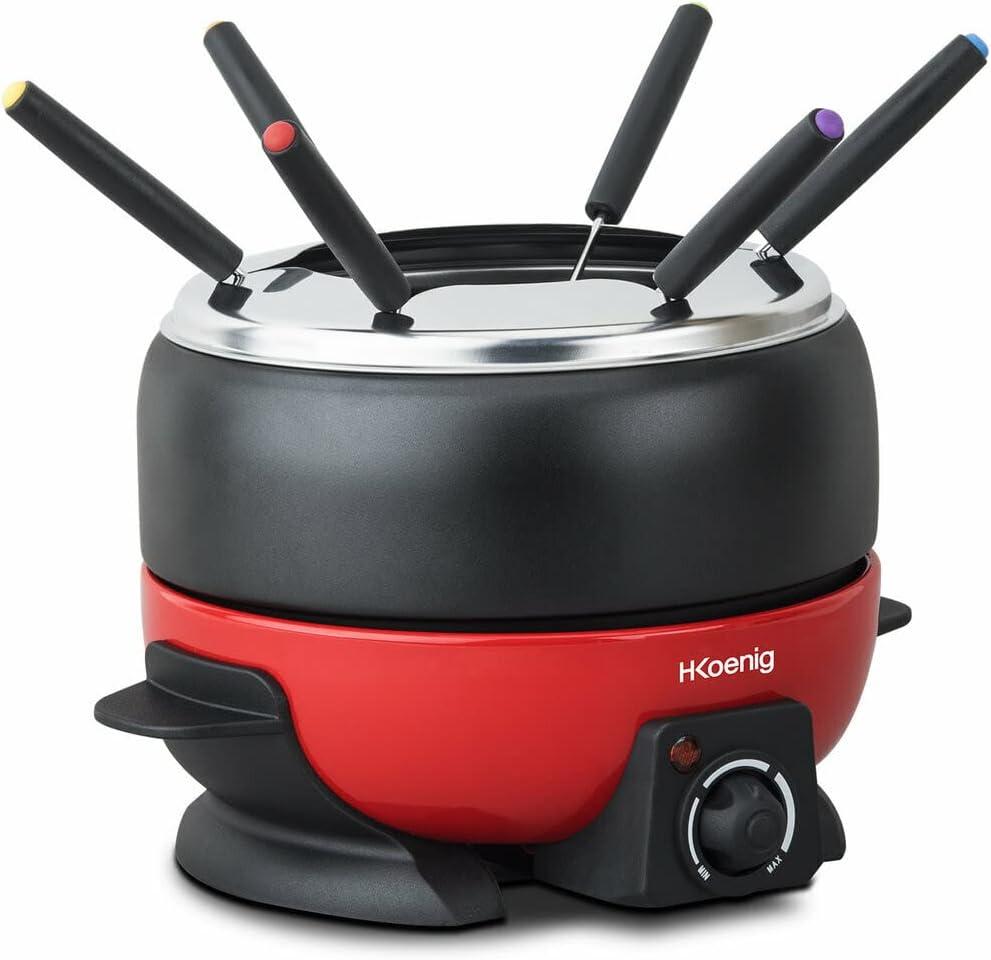 Fondue H.Koenig ALP1800 - Appareil à Fondue Electrique 2L