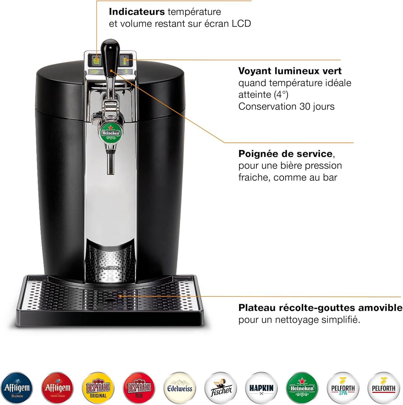 Krups Beertender VB700800 - Tireuse à bière 5L