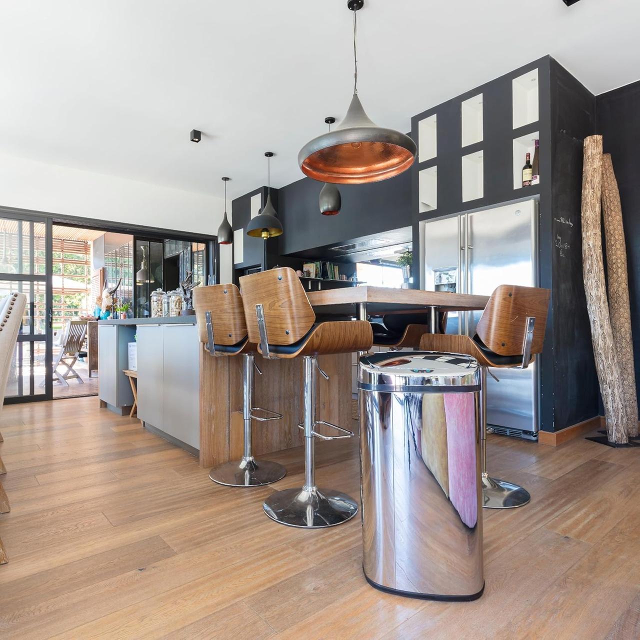 Poubelle Intelligente KITCHEN MOVE 58L - Acier Inox