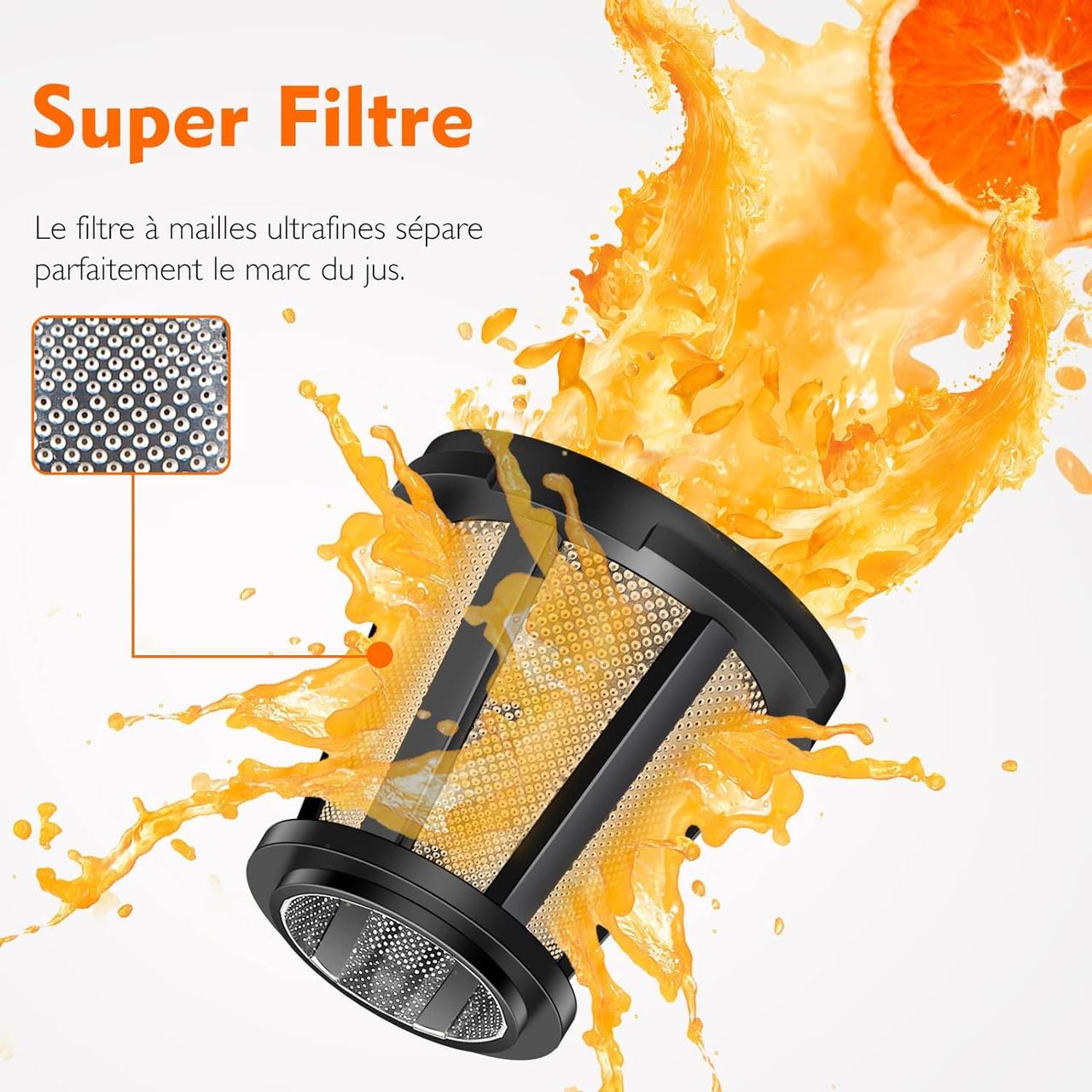 Extracteur Jus AMZCHEF: Jus Sains et Frais
