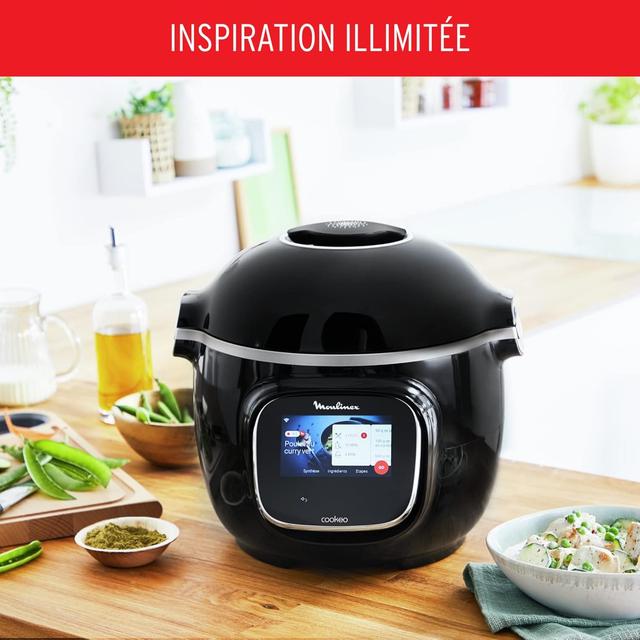 Cookeo Touch Wifi Moulinex - Multicuiseur intelligent 6L