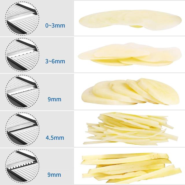 Mandoline Coupe-Légumes MILcea - Acier Inox