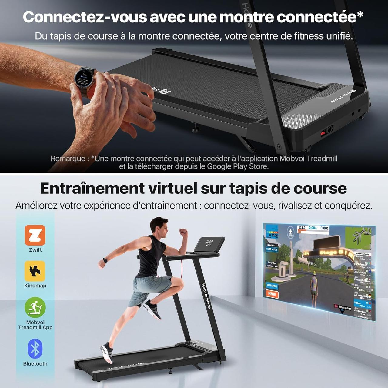 Tapis de Course Mobvoi Ultra 3 en 1