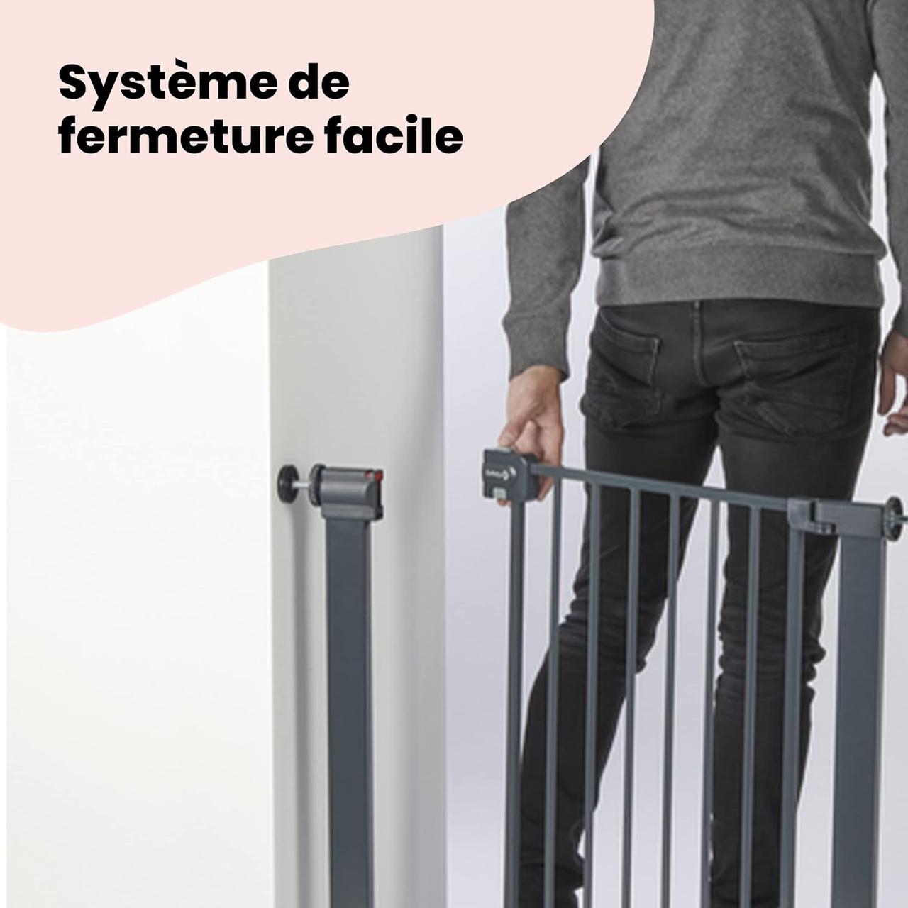 Barrière Sécurité Bébé Safety 1st - Extensible et Facile à Installer