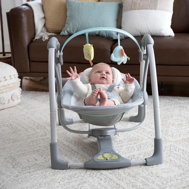Balançoire Bébé Ingenuity Swing 'n Go - Hugs & Hoots
