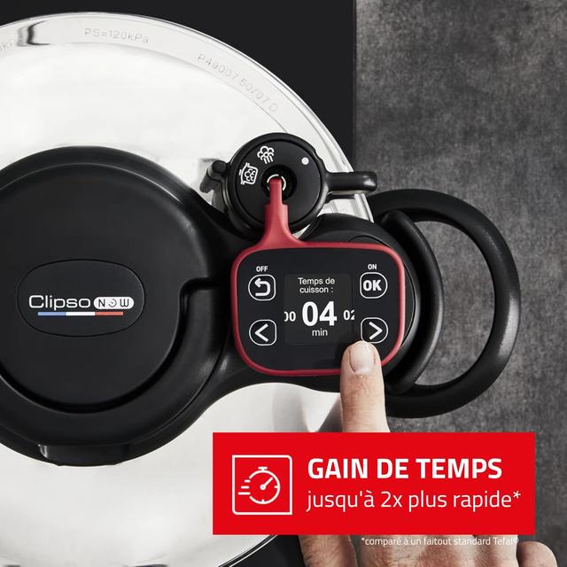 SEB Clipso Now+ Cocotte-minute 7,5L