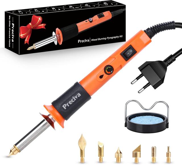 Kit Pyrogravure Bois Preciva - Gravure sur Bois et Cuir