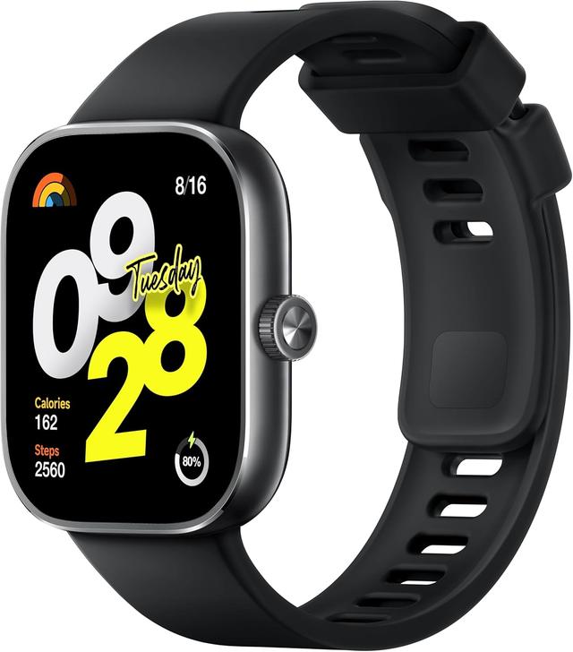 Xiaomi Redmi Watch 4 Ecran AMOLED 1,97’’, 20 Jours d’autonomie, 150 + Modes de Sport, GPS intégré 
