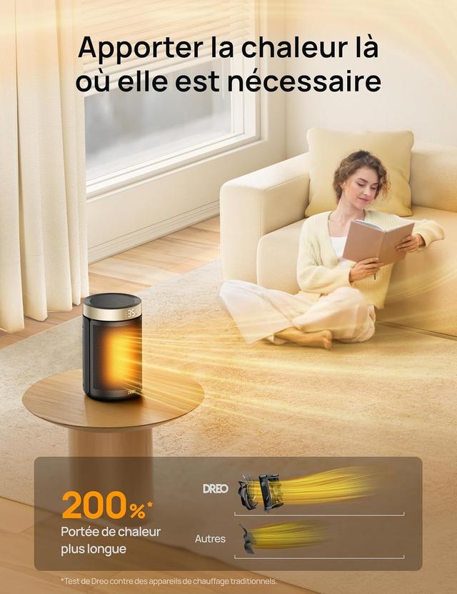 Dreo Chauffage d'appoint - Atom 316