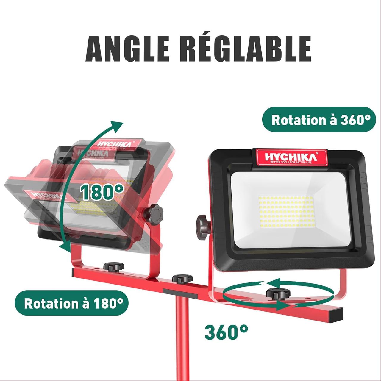 Projecteur LED HYCHIKA 2x60W - 14000LM