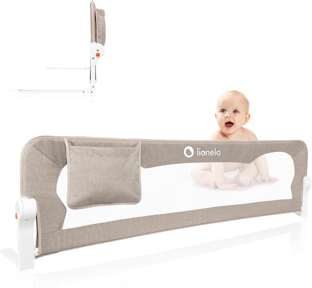 Barrière de Lit Lionelo Eva - 150cm - Sécurité Enfant