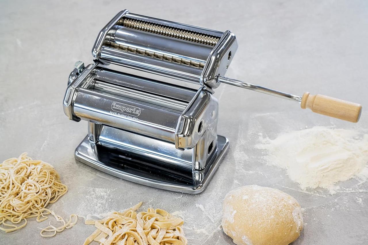 Imperia 100 Machine à Pâtes Argentée - Fabriquez vos Pâtes Maison