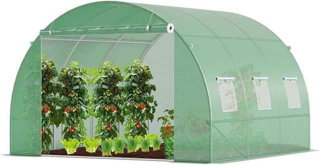 Serre de Jardin 9m² - Acier Galvanisé - Vounot