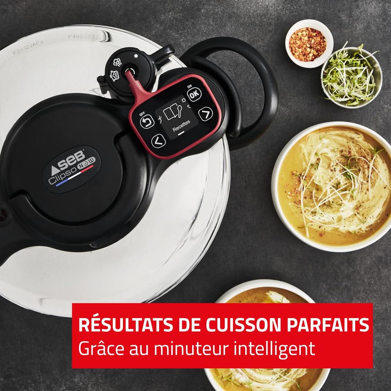SEB Clipso Now+ Cocotte-minute 7,5L