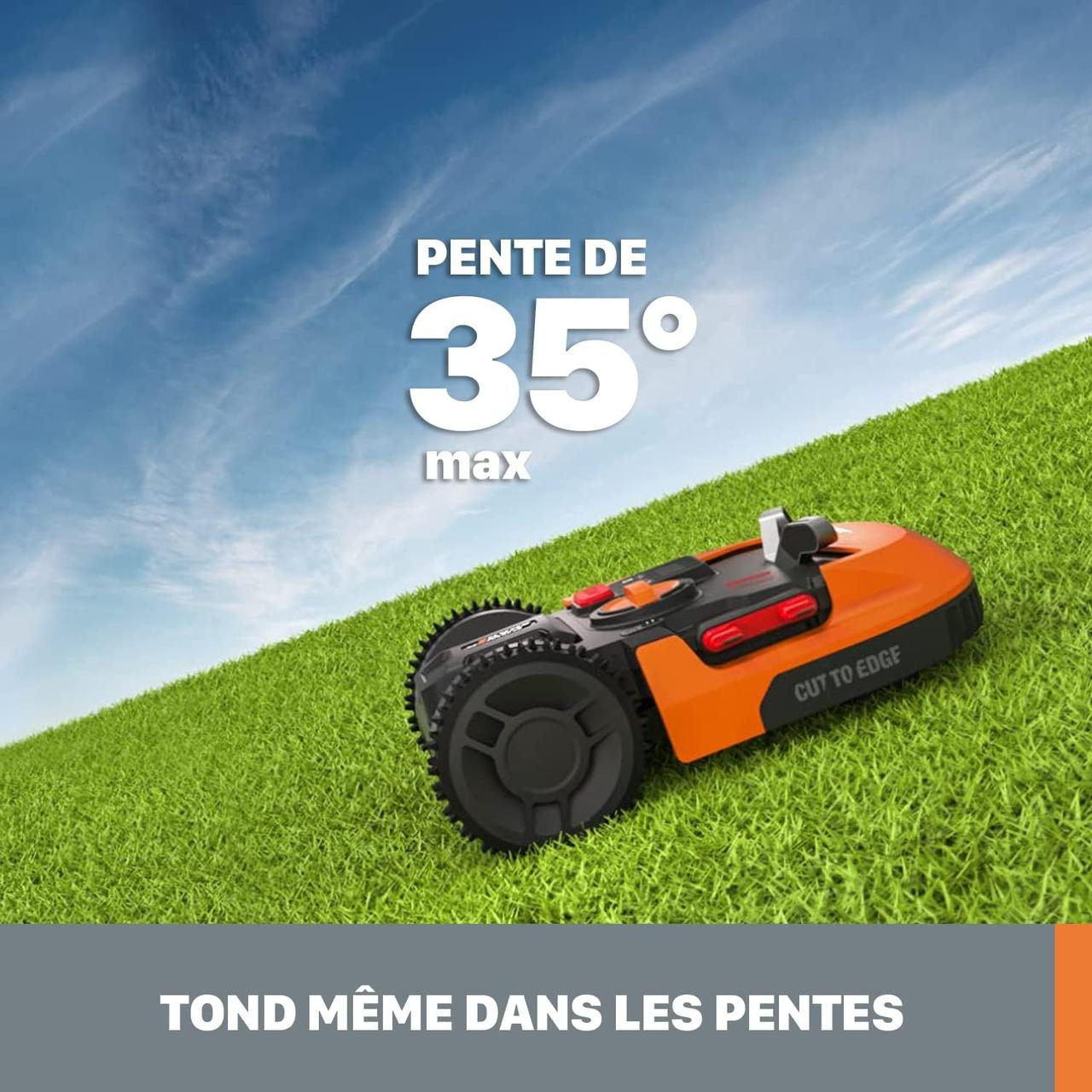 WORX Landroid Plus WR165E - Robot Tondeuse 500m²