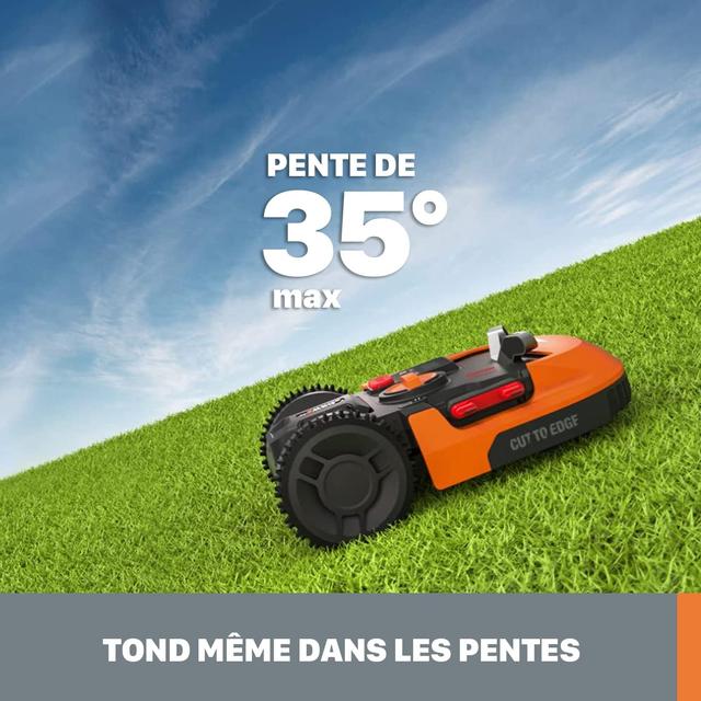 WORX Landroid Plus WR165E - Robot Tondeuse 500m²