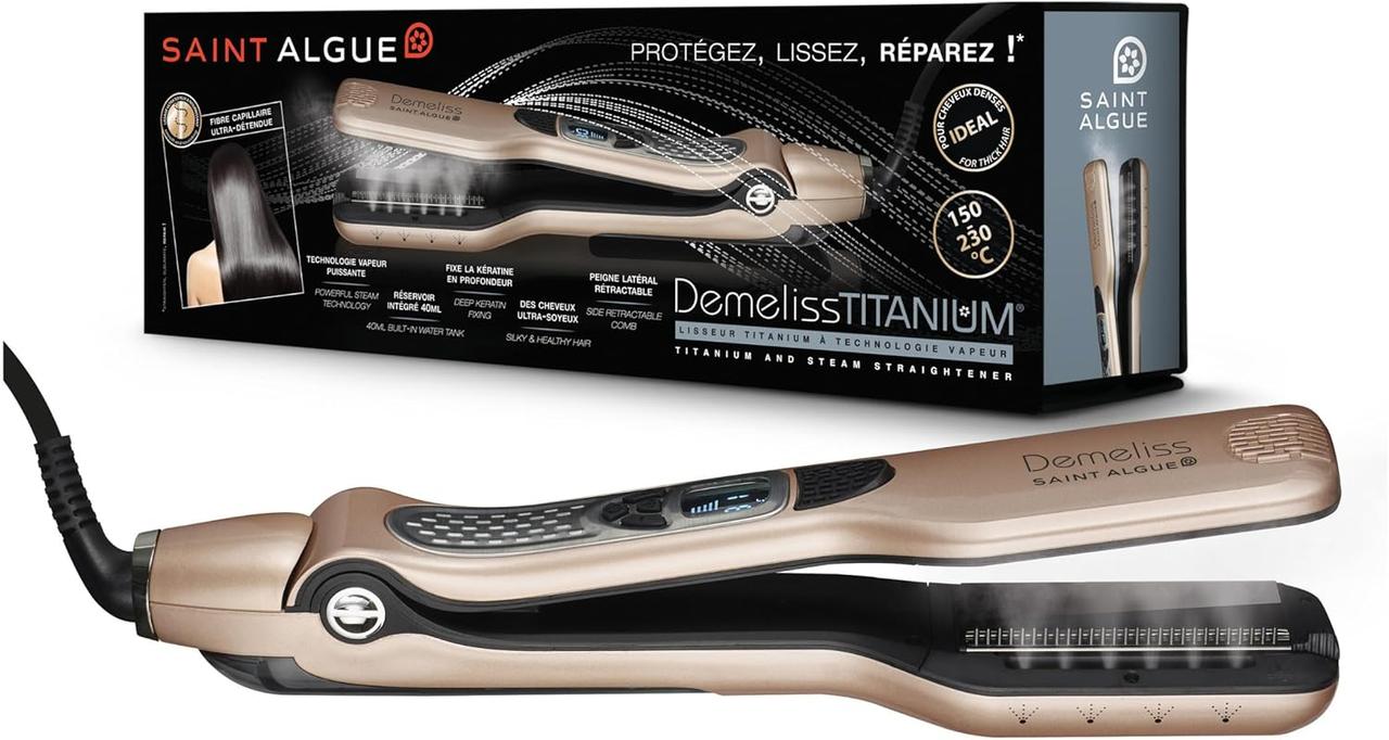 Lisseur Vapeur Demeliss Saint Algue - Titane Professionnel