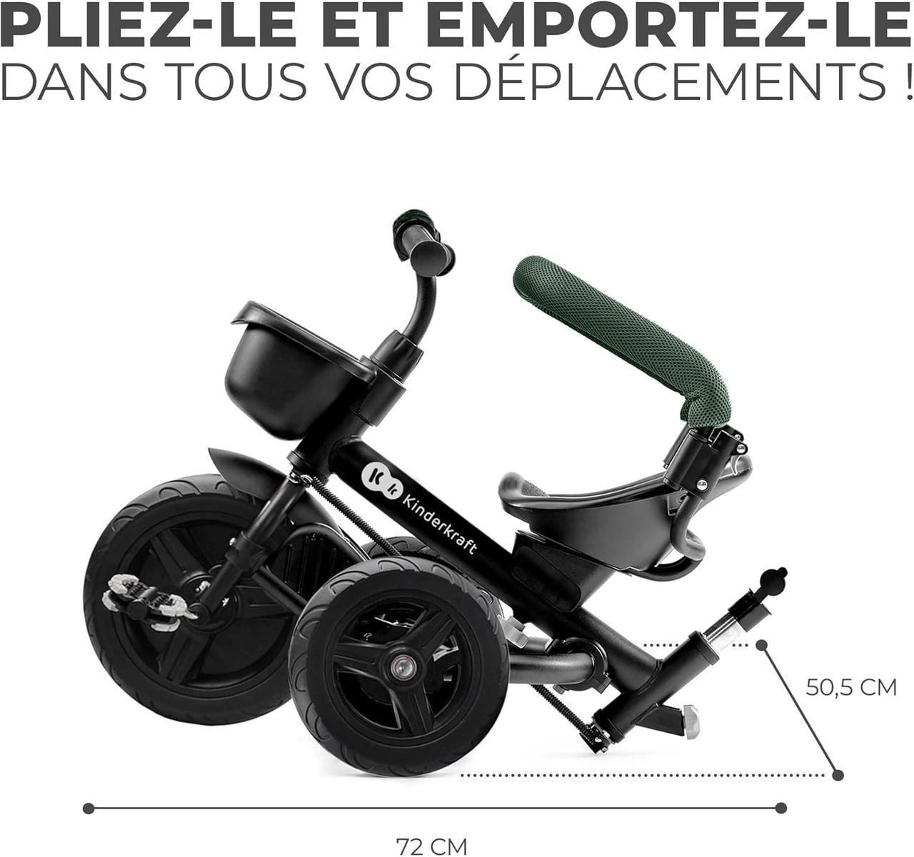 Tricycle Bébé Kinderkraft Aveo Évolutif