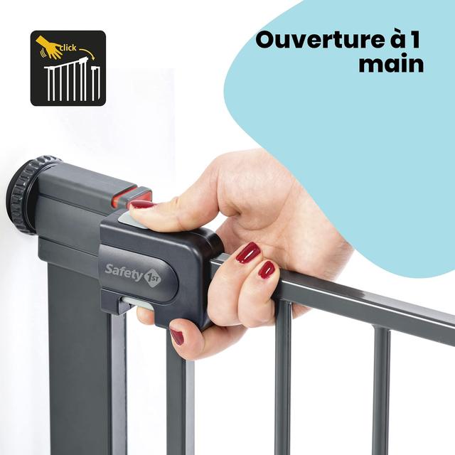 Barrière Sécurité Bébé Safety 1st - Extensible et Facile à Installer