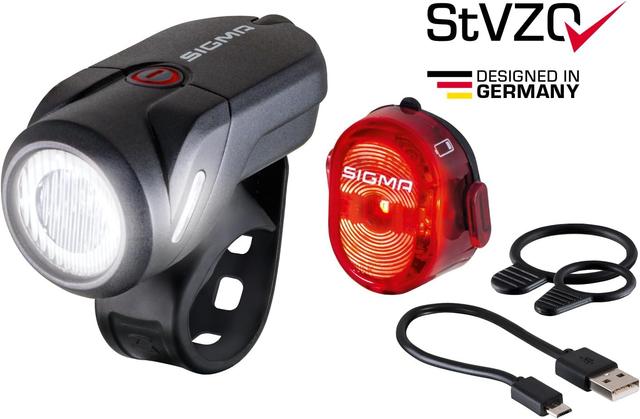 Sigma AURA 35 & NUGGET II - Éclairage LED vélo performant et rechargeable
