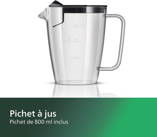 Centrifugeuse Philips HR1856/70 - 800W, 2L