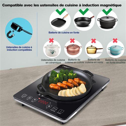 Plaque Induction AMZCHEF 2000W Ultra-Mince