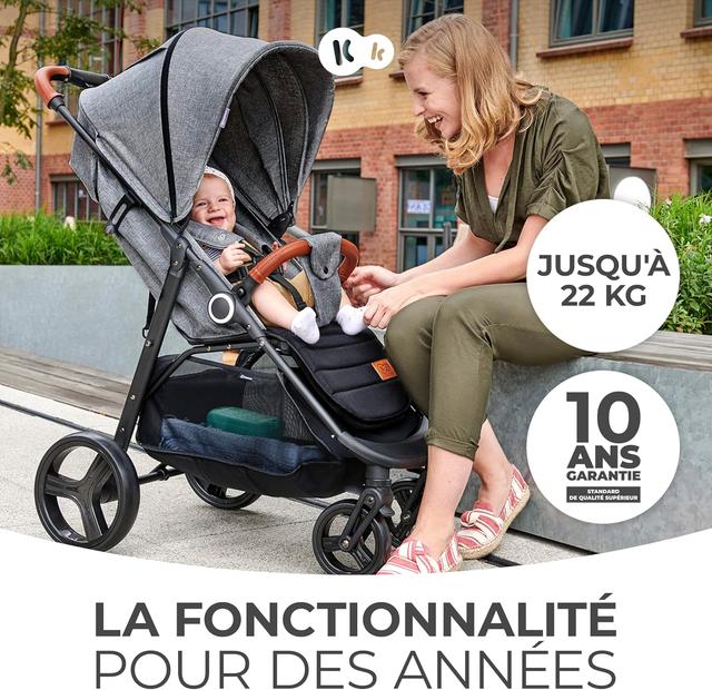 Poussette Canne Kinderkraft GRANDE PLUS