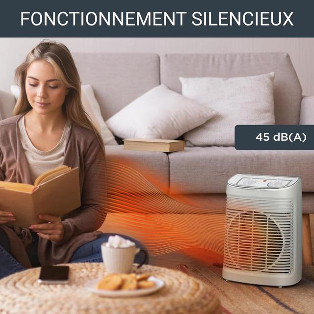 Rowenta SO6510F2 Chauffage Soufflant Salle de Bain